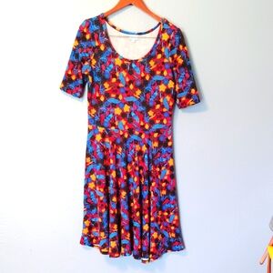 LuLaRoe Dress Colorful XL